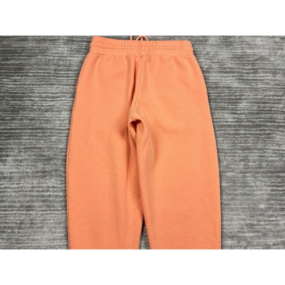 Zenana Pants Womens Small Orange‎ Joggers Pull On Drawstring Cotton Blend - Picture 10 of 14